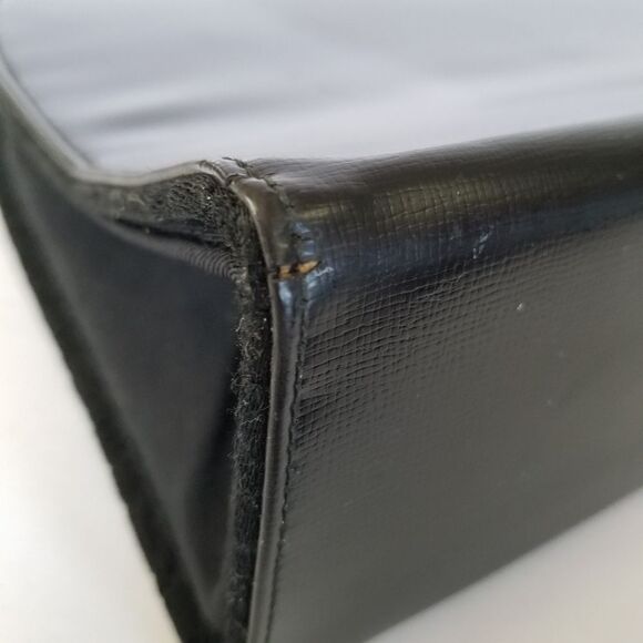 Vintage 60's L&M Lowy & Mund Edwards Lucite Handle Convertible Day To Night Bag - Picture 9 of 16